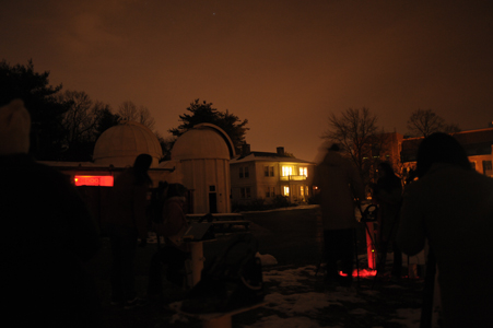 astrophotography session at Whitin
