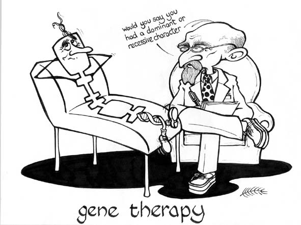 Gene Therapy Cartoon