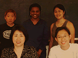 professor Maeno with students
