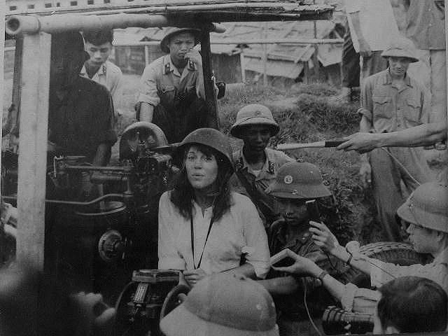 jane fonda vietnam photo gun