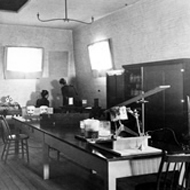 picture of early psych labs in attic of wellesley college