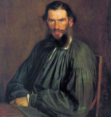 Portrait of Tolstoy